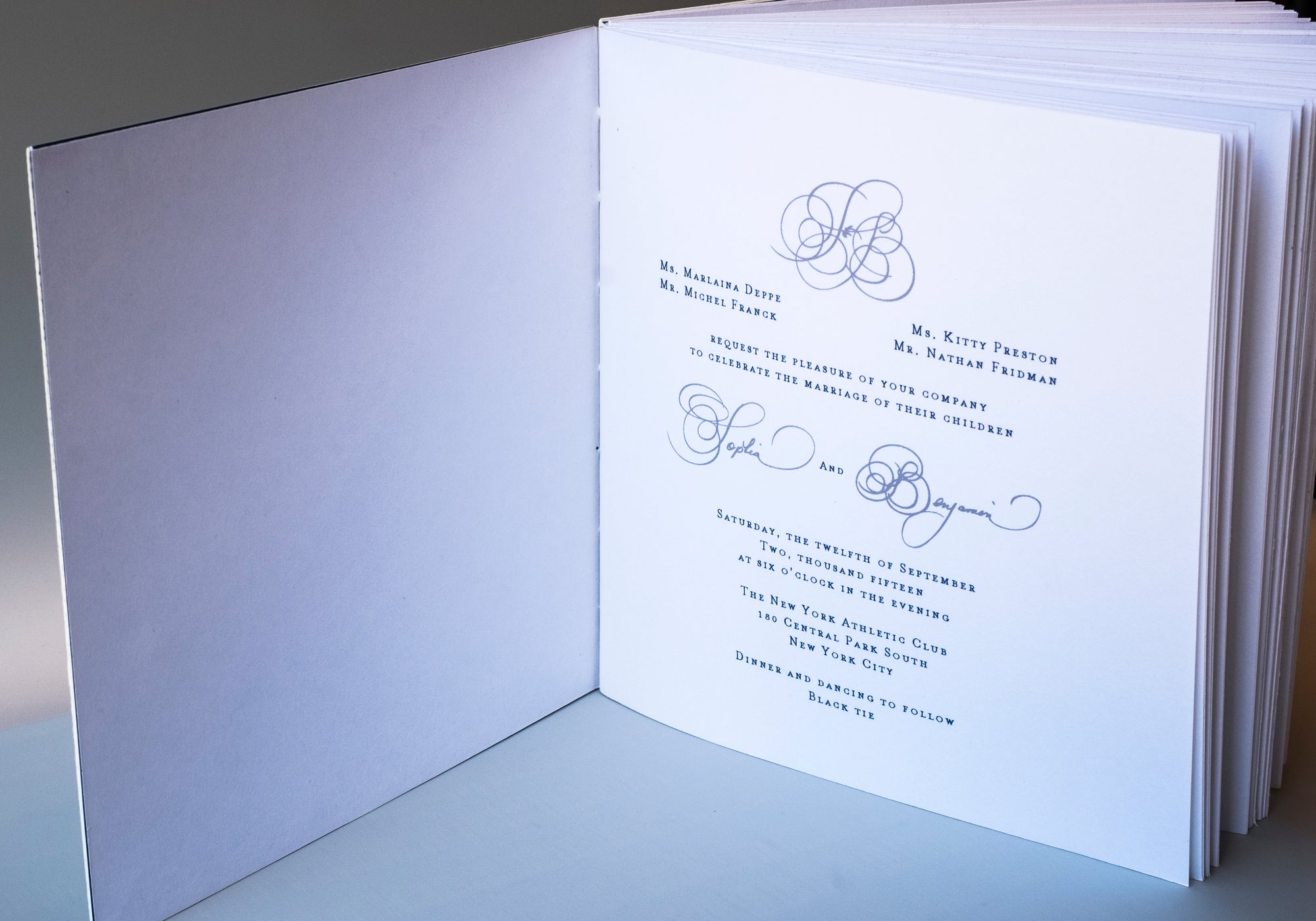 wedding guest book