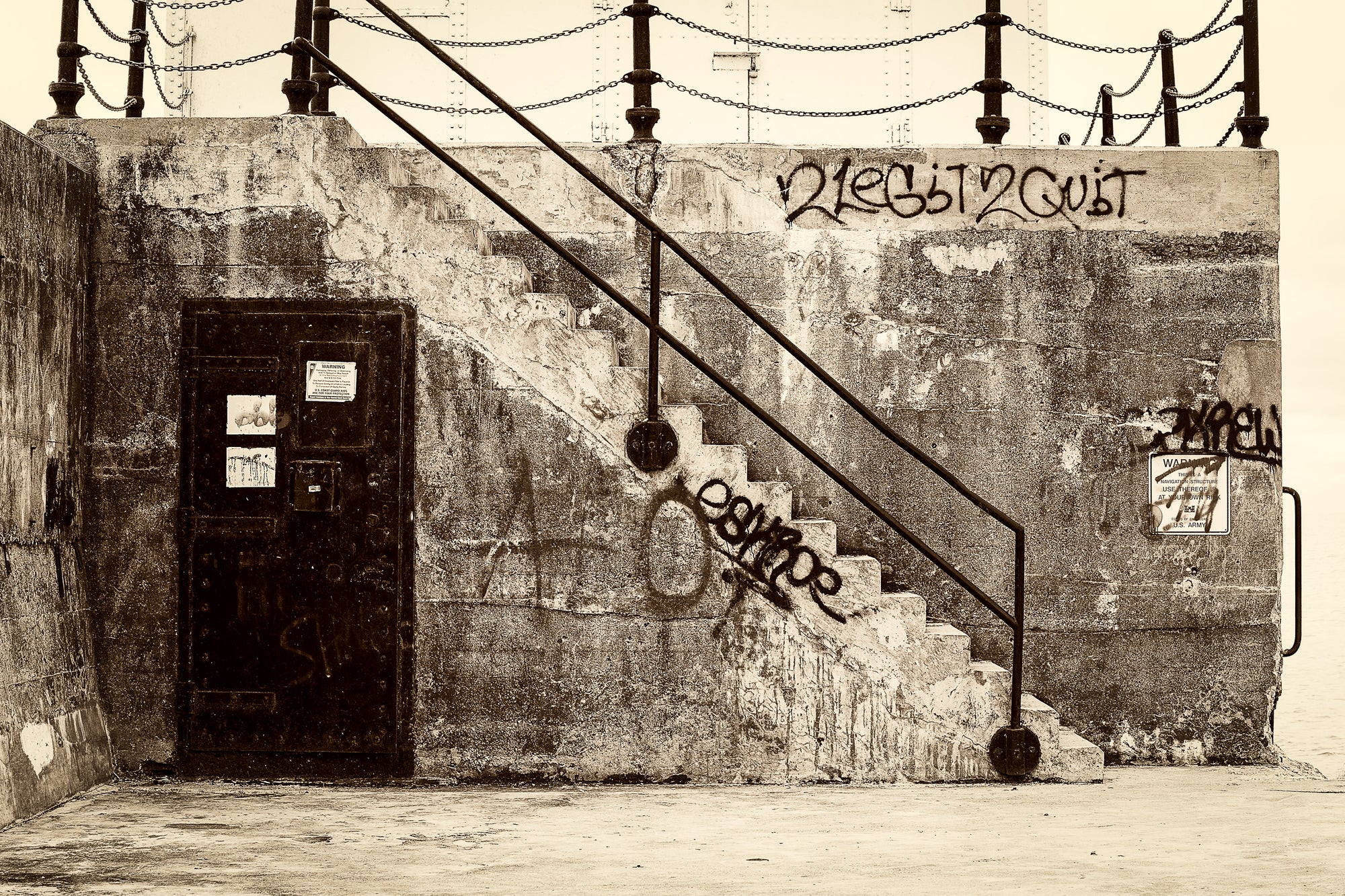 Photo by Rick Graves of lighthouse graffiti was published in Midwest Review in 2017. Every print $25 plus shipping.